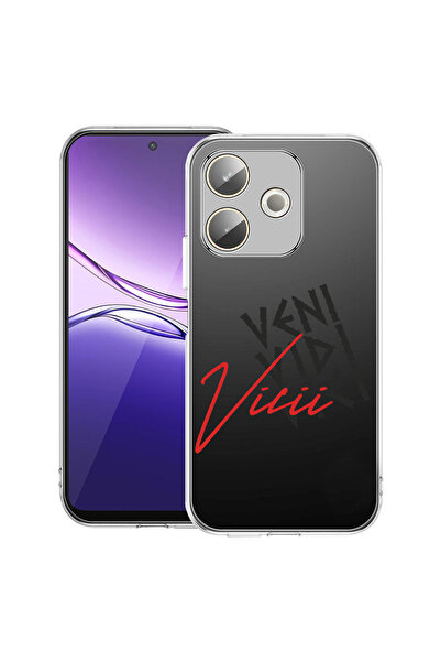 bestcase Husă transparentă din silicon pentru OPPO A5 Pro 5G, Veni Vidi Vici,...