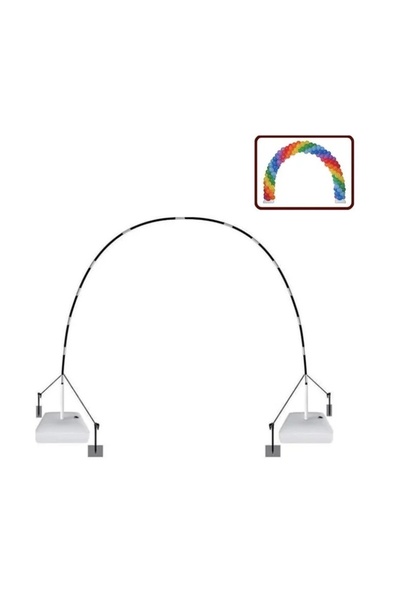 divendi-ro Arc de podea pentru 210 baloane, plastic, 6m