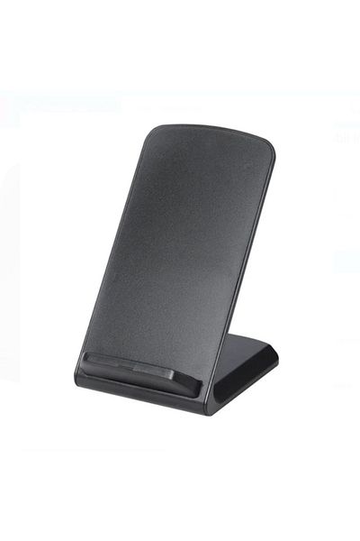 divendi-ro Cell phone holder with wireles charger, size 7x7x11cm, black