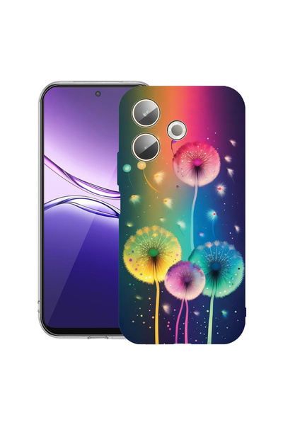 bestcase Carcasă transparentă din silicon pentru OPPO A5 Pro 5G, Dandelion, 2...