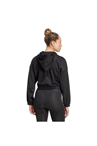 adidas Γυναικείο μαύρο φούτερ MO COVER-UP JM4485