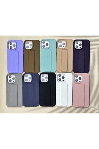 GENERAL Apple iPhone 11 ProMax Case – Shockproof Silicone Case, Kickstand Grip, Camera Protection, Slim Fit.