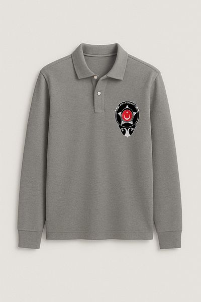 Pisa Art Custom Security Long Sleeve Polo Neck Custom Security T-Shirt