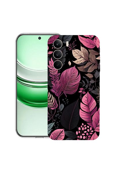 bestcase Clear Silicon Case For Realme C71, Rose Feathers, 2041144 T 1163