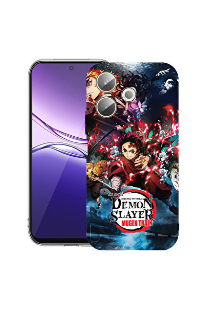 bestcase Carcasă transparentă din silicon pentru OPPO A5 Pro 5G, Demon Slayer...