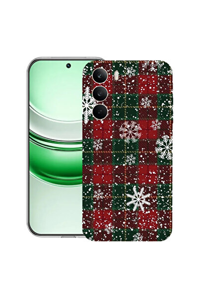 bestcase Διαφανής θήκη σιλικόνης για Realme C71, χριστουγεννιάτικο μοτίβο, 20...