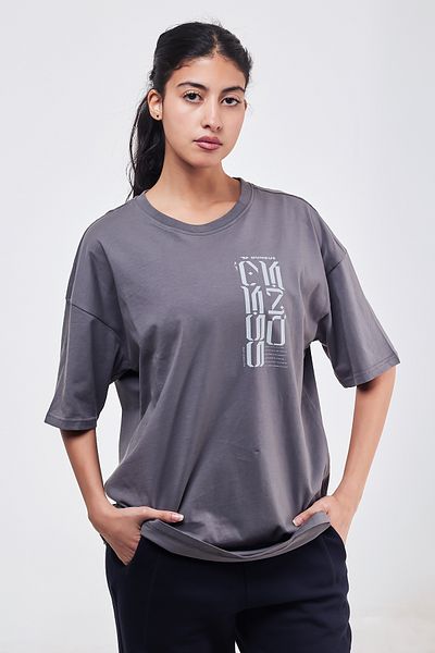 duneus Unisex Casual T-Shirt - Grey