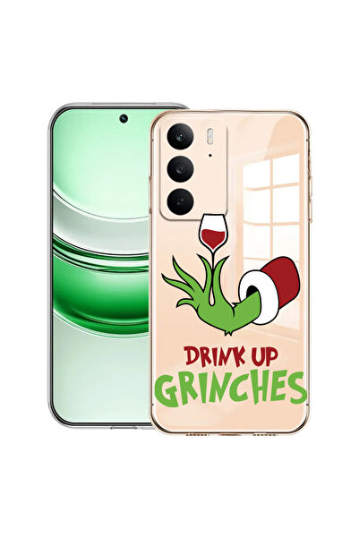bestcase Carcasă transparentă din silicon pentru Realme C71, Grinches - Drink...