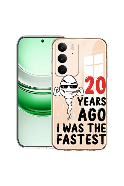 bestcase Carcasă transparentă din silicon pentru Realme C71, acum 20 de ani, ...