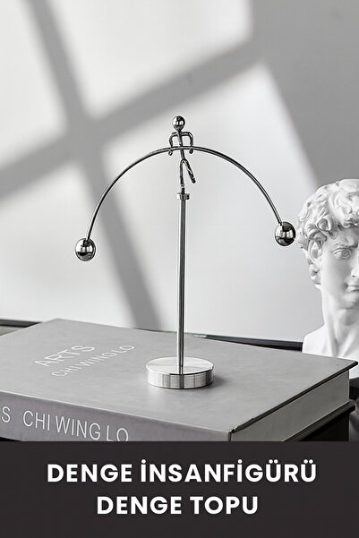 electroawm Halterci Şeklinde Newton Balans Denge Topları Ofis Dekorasyonu Hed...