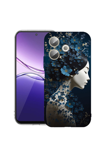 bestcase Clear Silicon Case For OPPO A5 Pro 5G, Thinking Girl, 2042415 T 1157