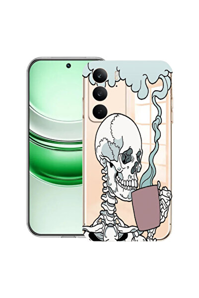 bestcase Carcasă transparentă din silicon pentru Realme C71, cu craniu, 20411...