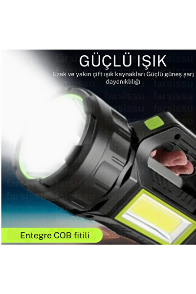 farissu GK-T95 5 Adet 30W Solar Panelli Powerbank Usb Çıkış S.o.s Lu Ultra Gü...