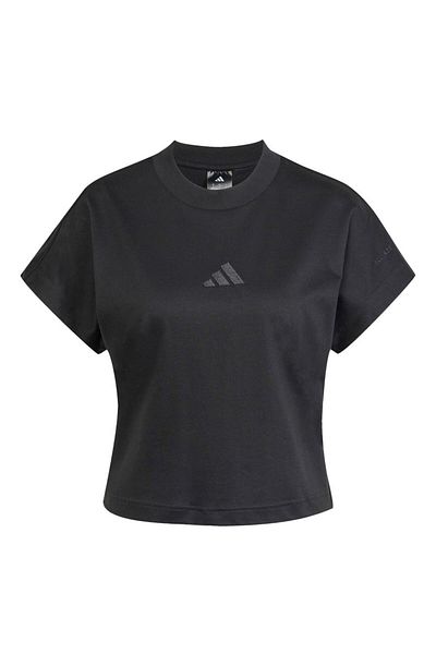 adidas Women's Black T-Shirt W All Szn Tee Jj1235