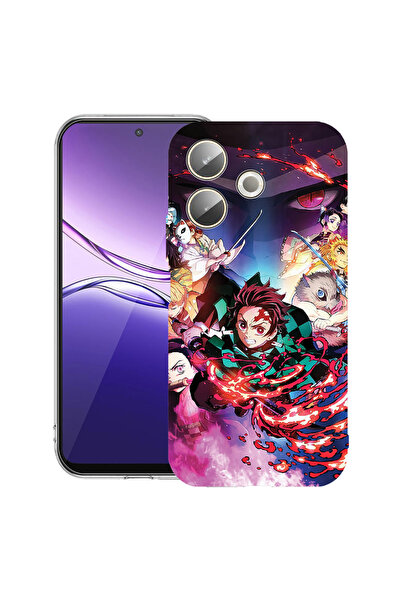 bestcase Carcasă transparentă din silicon pentru OPPO A5 Pro 5G, Demon Slayer...