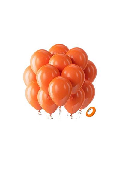 Generic Little Lolo 12-Inch Latex Balloon – Orange Color – Pack of 50 – High-Quality Latex