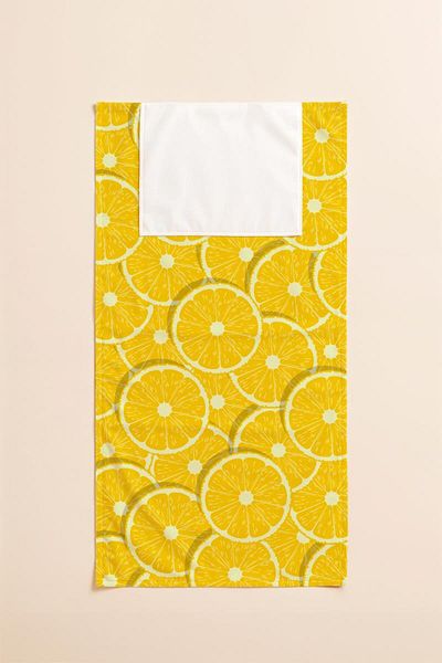 Evdek Lemonade Beach Towel Beach Bag 35X40 cm