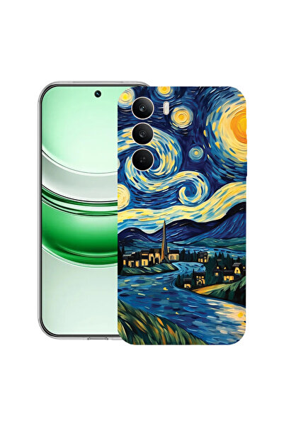 bestcase Carcasă transparentă din silicon pentru Realme C71, Starry Night, 20...