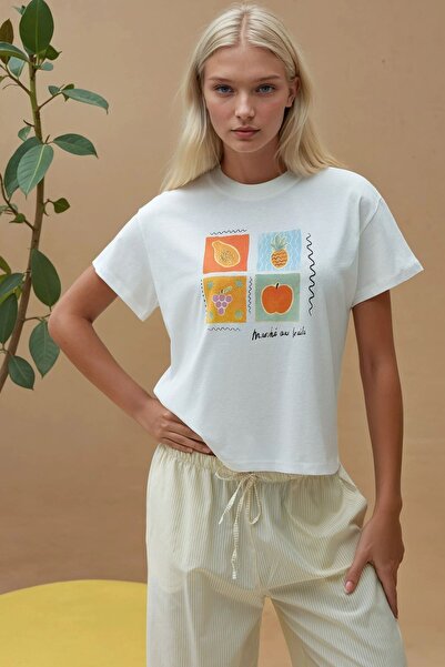 Hiccup Μπλουζάκι από 100% βαμβάκι με λεπτομέρεια εκτύπωσης και κανονική εφαρμογή