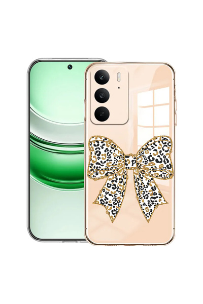 bestcase Прозрачен силиконов калъф за Realme C71, леопардова панделка, 204114...