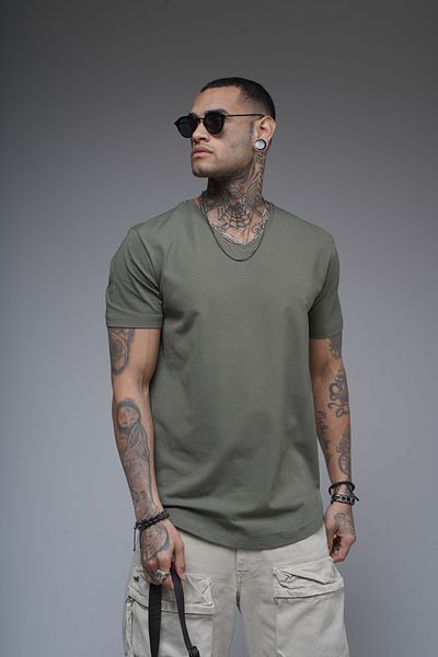 Butik Trend We V-Neck Lycra Single Jersey Fabric Regular Fit T-Shirt