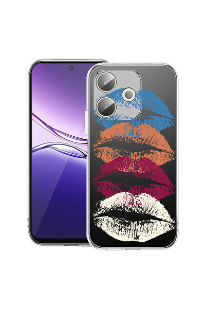 bestcase Carcasă transparentă din silicon pentru OPPO A5 Pro 5G, Kiss Kiss, 2...