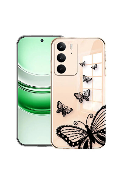 bestcase Carcasă transparentă din silicon pentru Realme C71, fluture, 2041144...