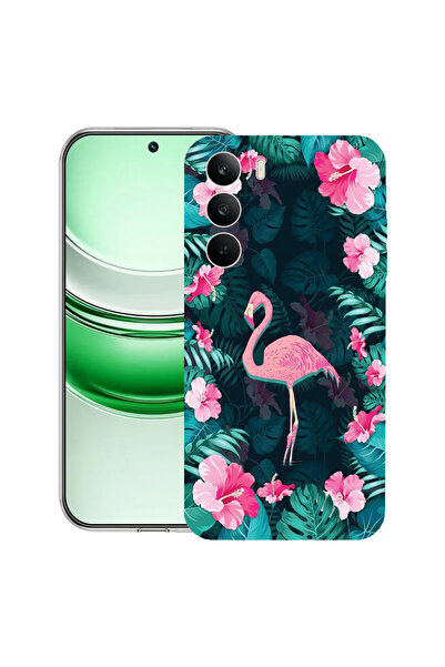 bestcase Carcasă transparentă din silicon pentru Realme C71, Flamingo, 204114...