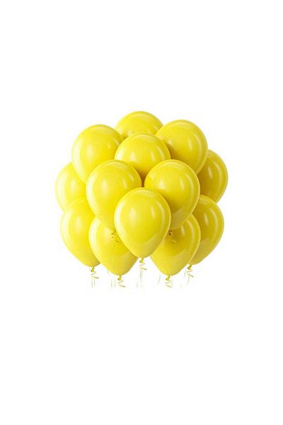 Generic Little Lolo “12-Inch Latex Balloon – Yellow Color – Pack of 50 – High-Quality Latex”
