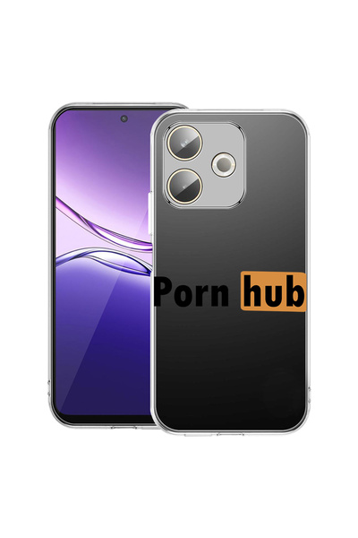 bestcase Carcasă transparentă din silicon pentru OPPO A5 Pro 5G, Porn Hub, 20...