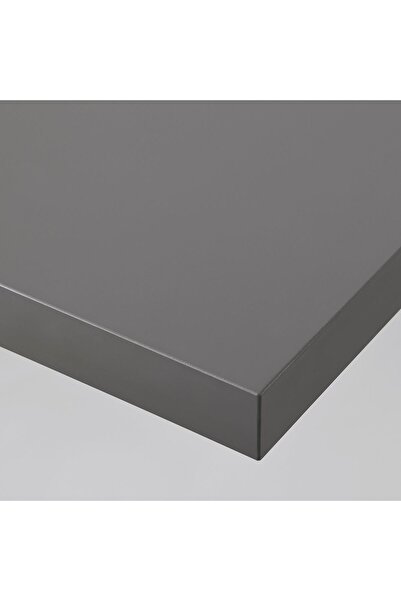 IKEA çalışma masası, koyu gri-beyaz, 100x45 cm