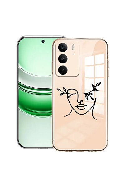 bestcase Carcasă transparentă din silicon pentru Realme C71, model abstract p...