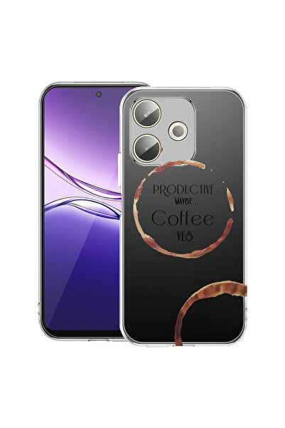 bestcase Carcasă transparentă din silicon pentru OPPO A5 Pro 5G, culoare cafe...