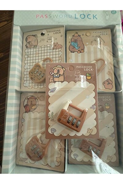 SÜSLÜTASARIM Şifreli kilit kapibara(1 adet)