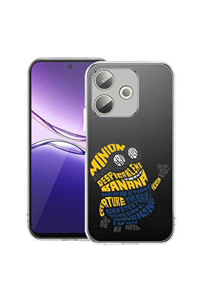 bestcase Carcasă transparentă din silicon pentru OPPO A5 Pro 5G, Calligraphy Minion, 2042415 T 1526