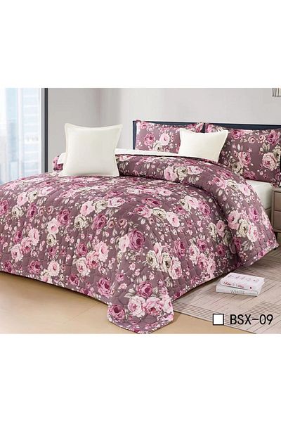 LOVEHOME 4-piece polyester duvet cover set, 160 x 220 cm