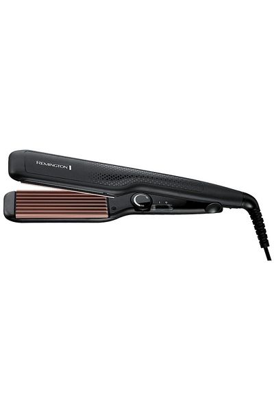 Remington Ceramic Crimp S3580 Hair Curler, Tourmaline Ceramic Plates, 150-220 C, Black