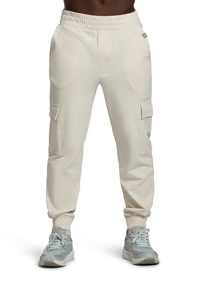 duneus Unisex French Terry Knitted Pants - Cream