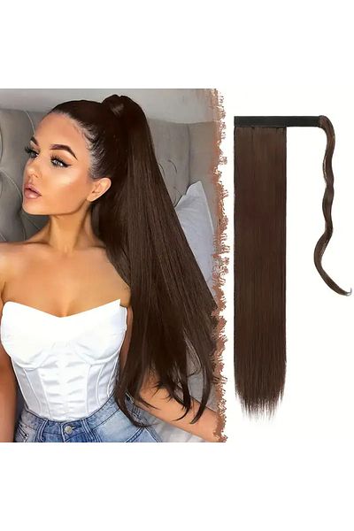 Belora Hair Ponytail Extension, black brown