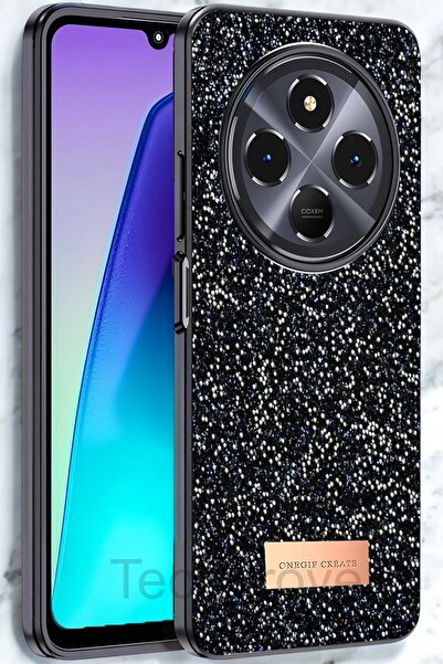TechTrove Xiaomi Redmi 14C Kılıf Parlak Mozaik Taşlı Simli Tasarımlı Diamond ...