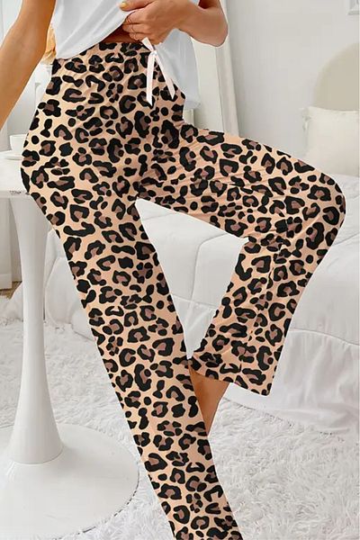 Farya Home Dreamy Soft Velvet Textured Plaid Checked Suede Pajama Bottom Trousers