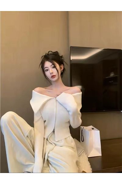 DENİKK Double Zipper Basic Cardigan