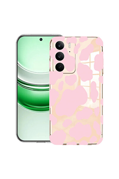 bestcase Carcasă transparentă din silicon pentru Realme C71, vacă roz, 204114...