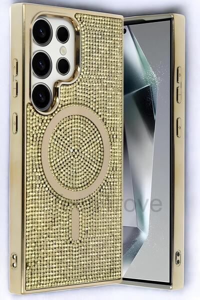 TechTrove حافظة Samsung Galaxy S24 Ultra غطاء فاخر من الحجر الفسيفسائي اللامع...