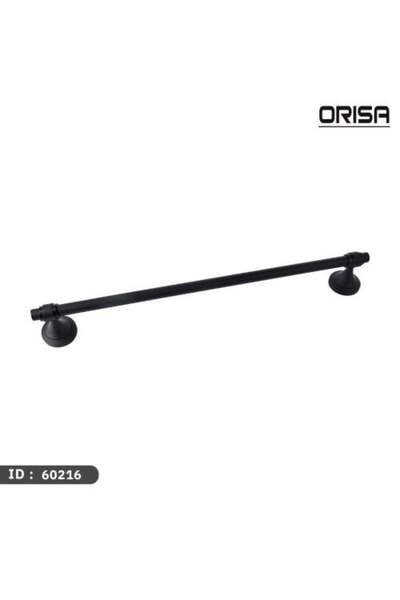 Orisa Single Black Towel Holder -