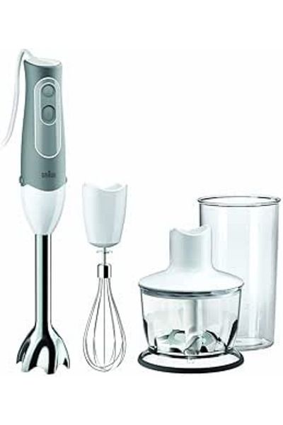 Braun MQ 525 Multiquick 5 - Grey And White, 600 Watt