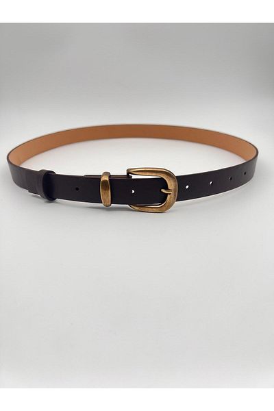 Mynoa Brown/Elegant Buckle Women's Belt, Jacket Belt, Pantalon Belt,