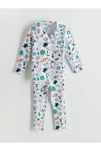 LC Waikiki Lcw Kids Printed Boys Pajama Set (W5)