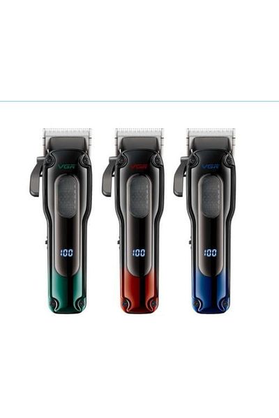 VGR V-013 Professional Trimmer 200 min Runtime 13 Length Settings (Red)