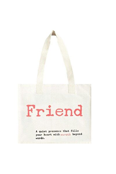 Wolo Company Maxi Cotton Tote Bag Friend Wk07